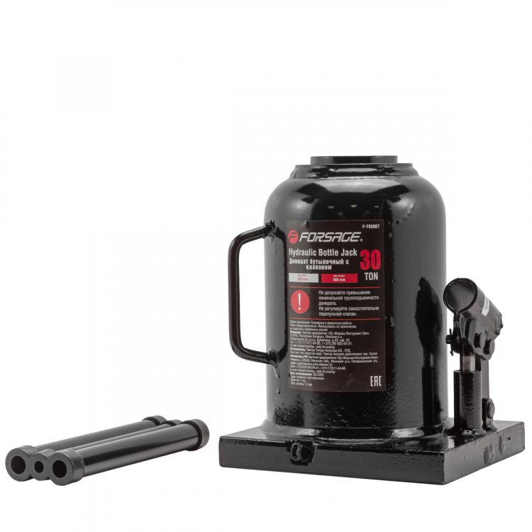 Домкрат бутылочный 30т низкопрофильный (высота подхвата - 230мм, высота подъема - 360мм, ход штока - 130мм) Домкрат бутылочный 30т низкопрофильный (высота подхвата - 230мм, высота подъема - 360мм, ход штока - 130мм)