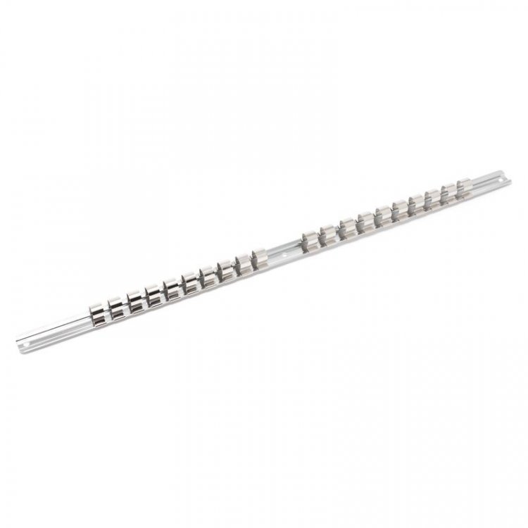 Планка-держатель для 20 головок 1/2" (L-560мм) Планка-держатель для 20 головок 1/2" (L-560мм)