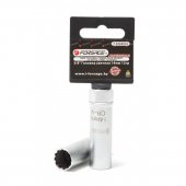 Головка свечная 14мм, 3/8"- Hex 17мм (12гр.)