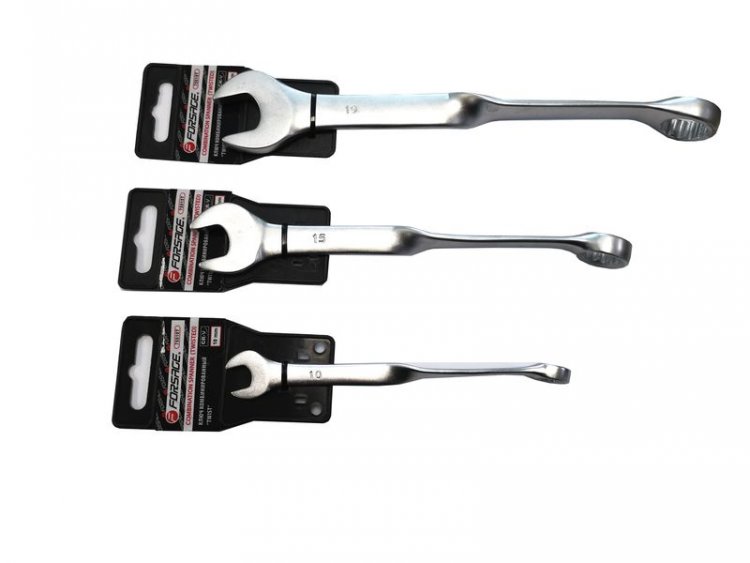 Ключ комбинированный twist  удлиненный 8мм на пластиковом держателе