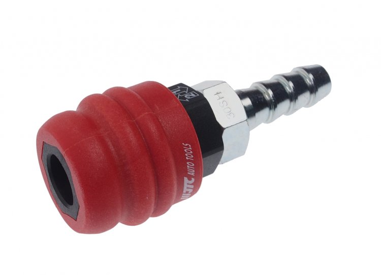 Соединитель быстросъемный композитный 3/8"(10.9мм) елочка (европейский стандарт, тип БРС мама) JTC / Соединитель быстросъемный композитный 3/8"(10.9мм) елочка (европейский стандарт, тип БРС мама) JTC /