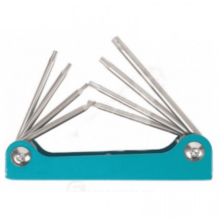 Набор ключей TORX складной 8пр.(Т5-Т10, Т15, Т20)