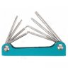 Набор ключей TORX складной 8пр.(Т5-Т10, Т15, Т20)
