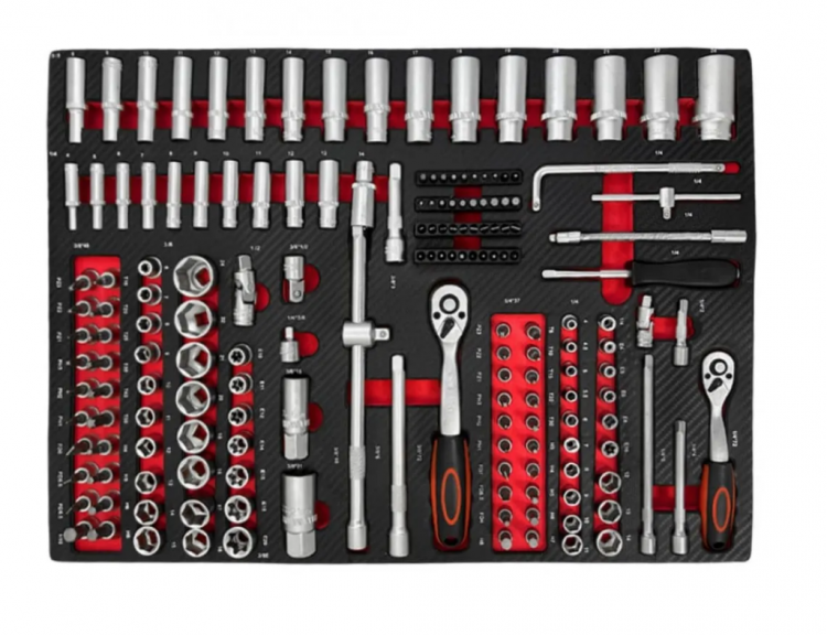 Набор-сет/ набор инструментов (ложемент) 171 предмет, арт. GTY1225, horex