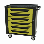 Тележка инструментальная Garopt 6 ящиков ЖЕЛТАЯ, Серия "Low-cost" Тележка инструментальная Garopt 6 ящиков ЖЕЛТАЯ, Серия "Low-cost"