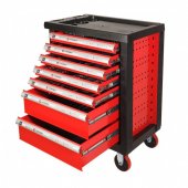 Тележка инструментальная 7-и полочная(красная) с набором инструментов 335(333) пластиковой защитой корпуса + 2 боковых перфорации970х770х460мм Тележка инструментальная 7-и полочная(красная) с набором инструментов 335(333) пластиковой защитой корпуса + 2 боковых перфорации970х770х460мм