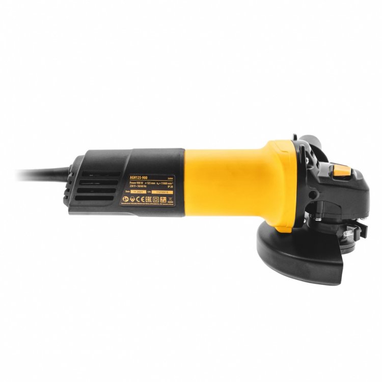 Машина шлифовальная угловая AGH125-900, 900 Вт, 125мм, 11000 об/мин// Denzel