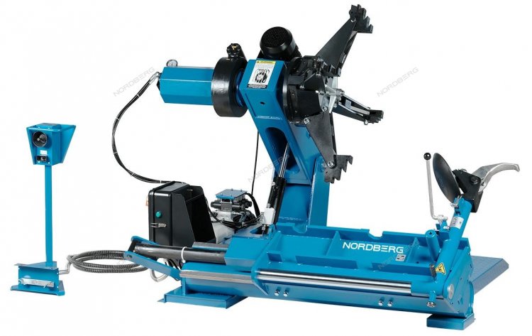 Станок шиномонтажный для грузовых машин, односкоростной, 380 В, синий Станок шиномонтажный для грузовых машин, односкоростной, 380 В, синий