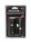 Головка с удлинителем для обслуживания колес 4-в-1 , 2 пр (17/21ммх19/22мм), в блистере