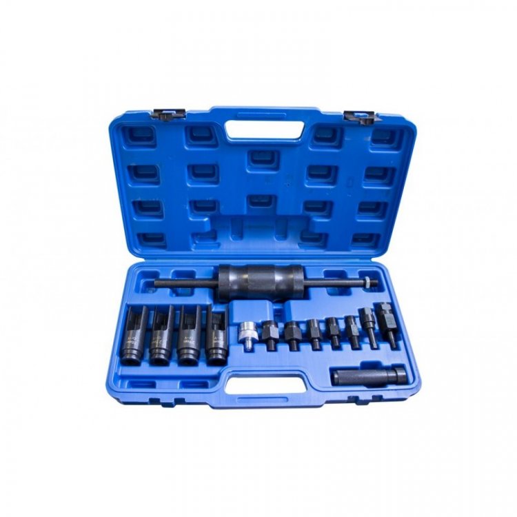 Набор для снятия дизельных форсунок Bosch, Delphi, Denso, Siemens (размеры головок: 25, 27, 29, 30мм,)14пр., в кейсе Набор для снятия дизельных форсунок Bosch, Delphi, Denso, Siemens (размеры головок: 25, 27, 29, 30мм,)14пр., в кейсе