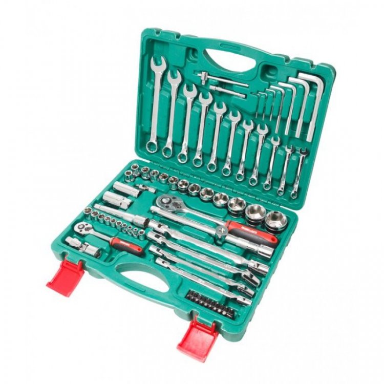 Набор инструмента 77пр. 1/2",1/4" (6гр.) (4 - 32мм)