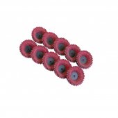 Круг шлифовальный лепестковый 75мм (№80)(к-т 10шт) Круг шлифовальный лепестковый 75мм (№80)(к-т 10шт)