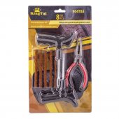 Набор инструментов для ремонта шин 8пр.(шило,протяжка,шнуры-5шт,утконосы), в блистере Набор инструментов для ремонта шин 8пр.(шило,протяжка,шнуры-5шт,утконосы), в блистере