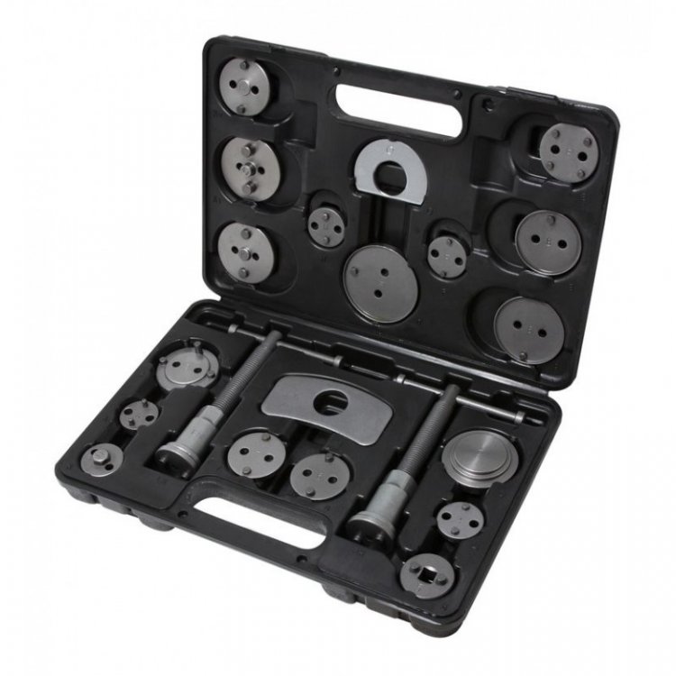 Набор для обслуживания тормозных цилиндров 21пр. (привод с правосторонней/левосторонней резьбой), в кейсе Набор для обслуживания тормозных цилиндров 21пр. (привод с правосторонней/левосторонней резьбой), в кейсе