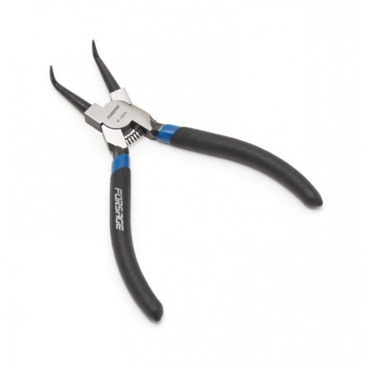 Съемник внутренних стопорных колец изогнутый 90° "Profi" 6"-155мм, в блистере