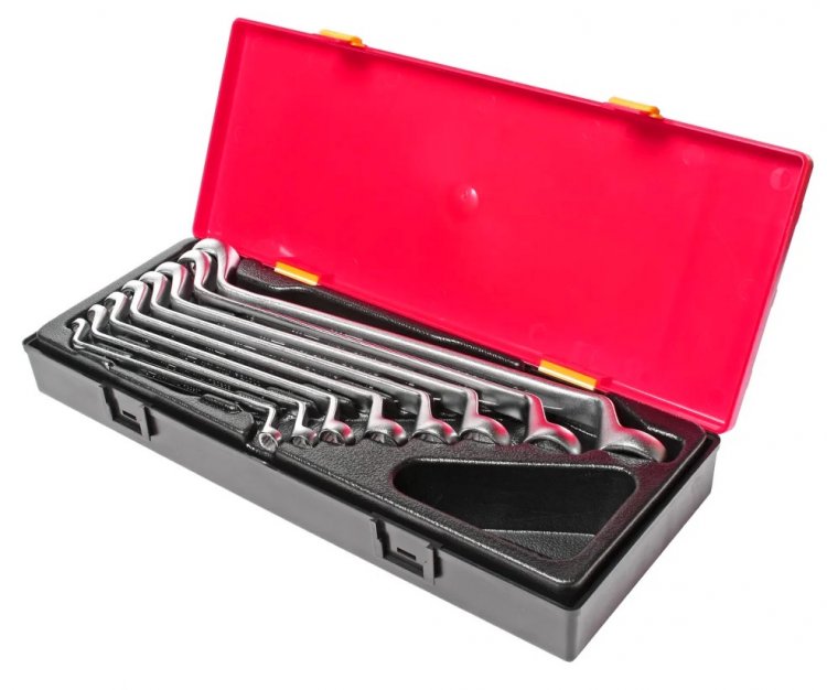 Набор ключей накидных 75° 6-24мм (в кейсе) 8шт