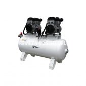 Компрессор поршневой безмасляный малошумный, с прямым приводом 100.OLD20-3Т/10 REMEZA (Белоруссия): 250 л/мин., 10 бар, ресивер 100 л., 2,8 (1,4+1,4) кВт, 380В, габариты без упак. 1190х420х900 мм, 93 кг.