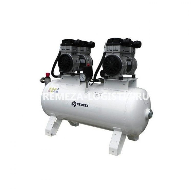 Компрессор поршневой безмасляный малошумный, с прямым приводом 100.OLD20-3Т/10 REMEZA (Белоруссия): 250 л/мин., 10 бар, ресивер 100 л., 2,8 (1,4+1,4) кВт, 380В, габариты без упак. 1190х420х900 мм, 93 кг.