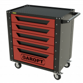 Тележка инструментальная Garopt 5 ящиков КРАСНАЯ, Серия "Low-cost" Тележка инструментальная Garopt 5 ящиков КРАСНАЯ, Серия "Low-cost"