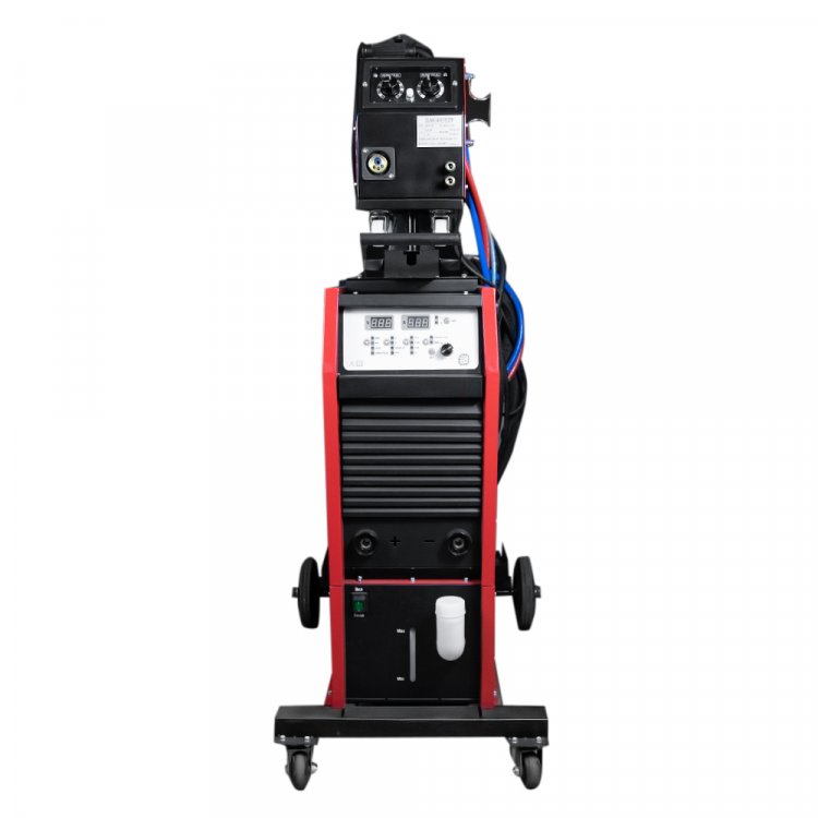 Сварочный полуавтомат UNO MIG 500 DOUBLE PULSE  - Управляемый перенос металла: сварка без брызг, MIG PULSE/Double Pulse. Синергетическая система управления: выбор материала и газа. Мягкий старт. Регулировка частоты и времени импульса, тока паузы. Кон