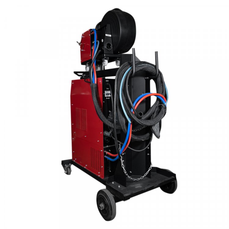 Сварочный полуавтомат UNO MIG 500 DOUBLE PULSE  - Управляемый перенос металла: сварка без брызг, MIG PULSE/Double Pulse. Синергетическая система управления: выбор материала и газа. Мягкий старт. Регулировка частоты и времени импульса, тока паузы. Кон