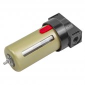 Фильтр воздушный для пневмосистем 1/2" (10Мк, 1400 л/мин, 0-10bar,раб. температура 5°-60°) Фильтр воздушный для пневмосистем 1/2" (10Мк, 1400 л/мин, 0-10bar,раб. температура 5°-60°)