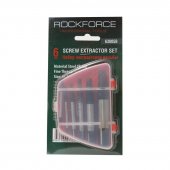 Набор экстракторов резьбы 6пр.(М3-М25; Ø:3-6мм, 6-8мм, 8-11мм, 11-14мм, 14-18мм, 18-22мм; "мелкий шаг"), в пластиковом футляре