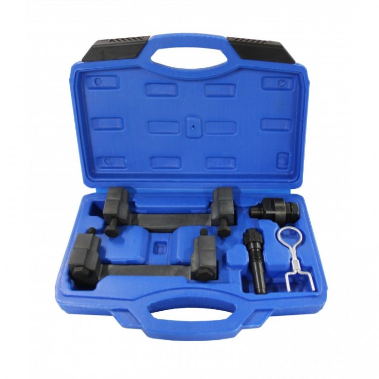 Набор фиксаторов для обслуживания двигателей группы VAG  (2.4, 3.2, 4.2, 5.2 FSI) 5пр., в кейсе