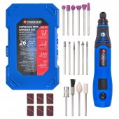 Шуруповерт аккумуляторный (3.6V, Li-ion 600Ah) в комплекте с аксессуарами, набор 26пр.