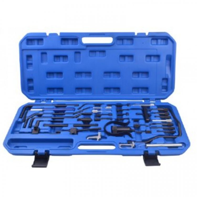 Набор фиксаторов для обслуживания двигателяСitroen, Peugeot(1.0,1.1,1.4,1.6,1.8,1.9,2.0; 1.4,1.5,1.7,1.8,1.9,2.2,2.5D/TD/TDI1.4,1.6,2.0,2.2HDI)в кейсе