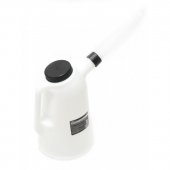 Емкость мерная пластиковая для заливки масла 5л с крышкой