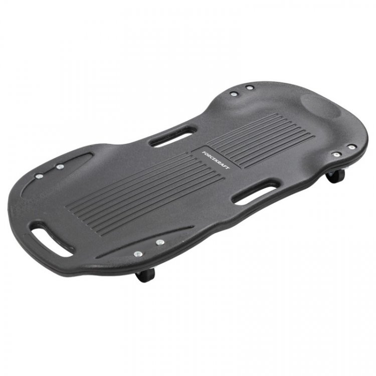 Лежак пластиковый подкатной на 4-х колесах (400х850мм, max нагрузка-100кг)