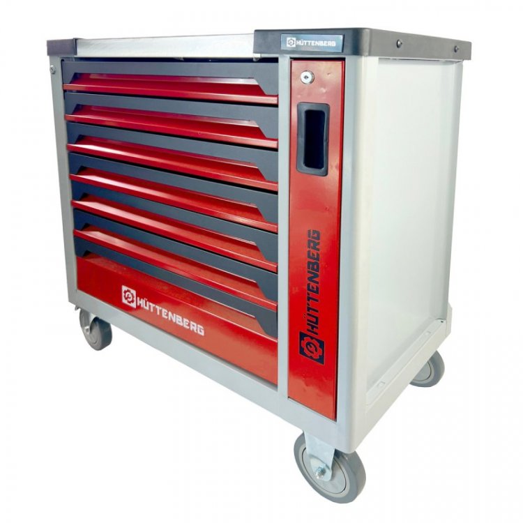 Тележка инструментальная 7-и полочная с набором инструментов 276пр Тележка инструментальная 7-и полочная с набором инструментов 276пр