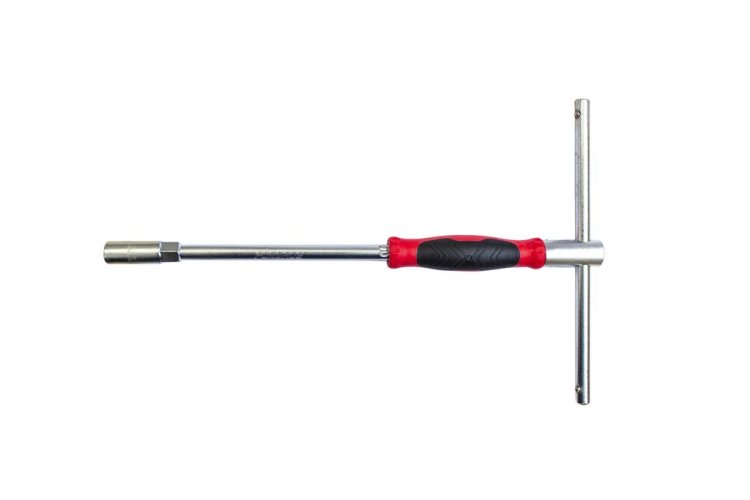 Ключ торцевой T-образный с прорезиненой поворотной рукояткой 10мм(L-320мм)