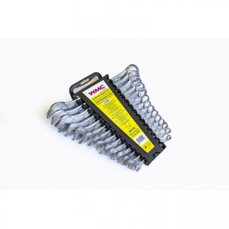 Набор ключей комбинированных 14пр. (10, 12-19, 22, 24, 27, 30, 32мм),в пластиковом держателе