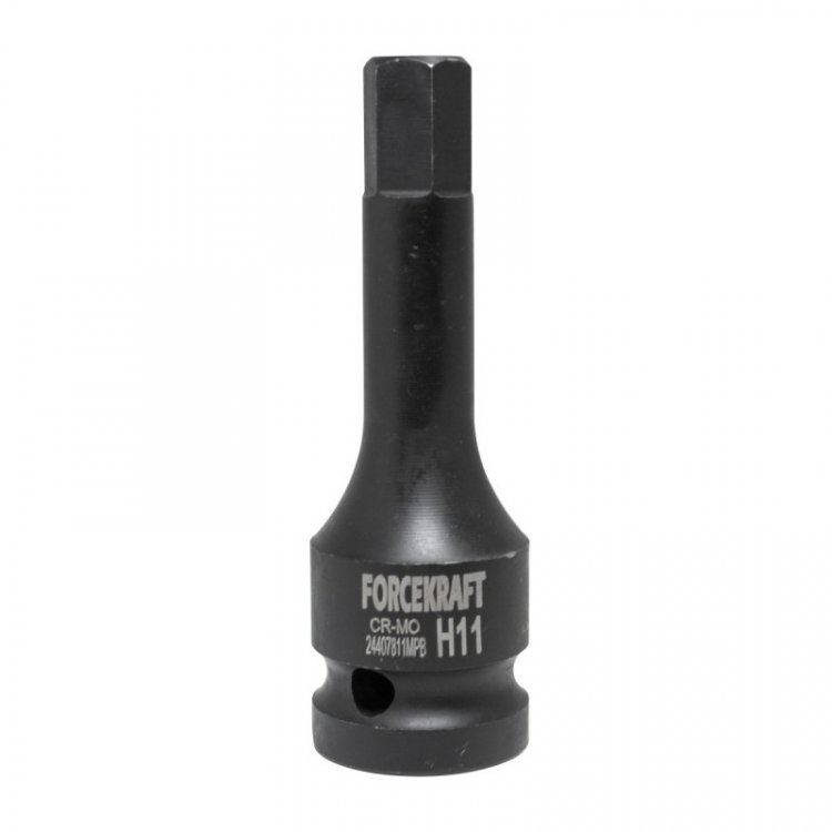Головка-бита 6-гранная ударная 11мм,1/2"