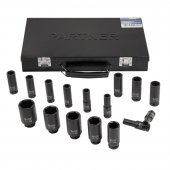 Набор головок ударных 17 пр., 1/2" (10, 12-19, 21, 22, 24, 27, 30, 32, 34, 36мм), в кейсе Набор головок ударных 17 пр., 1/2" (10, 12-19, 21, 22, 24, 27, 30, 32, 34, 36мм), в кейсе