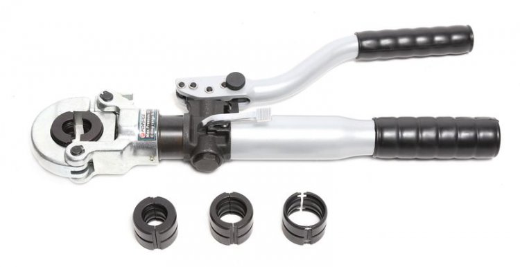 Инструмент гидравлический обжимной с курком сброса давления 12т(Ø16, 20, 25, 32мм), в кейсе