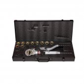 Инструмент гидравлический обжимной для кабелей 6.5т (ход штока-17мм, сечение 16-300мм2, адаптеры-16,25,35,50,70,95,120,150,185,240,300мм), в кейсе