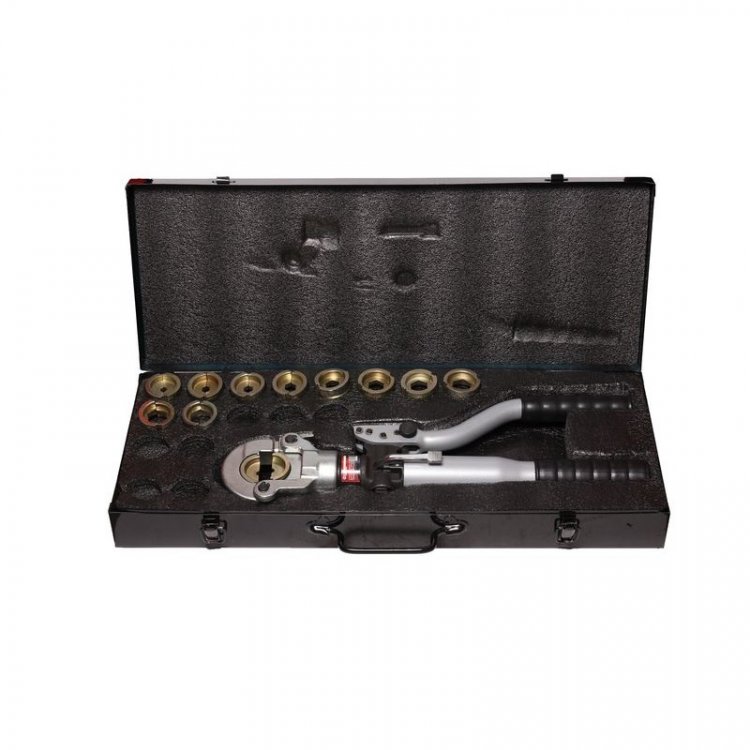 Инструмент гидравлический обжимной для кабелей 6.5т (ход штока-17мм, сечение 16-300мм2, адаптеры-16,25,35,50,70,95,120,150,185,240,300мм), в кейсе