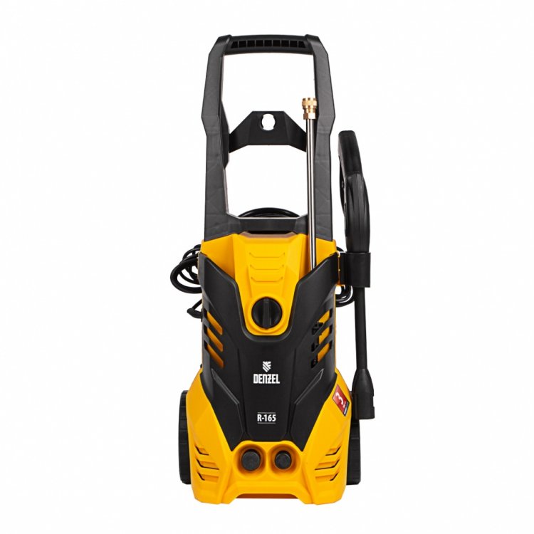 Моечная машина высокого давления R-165, 2200 Вт, 165 бар, 7 л/мин, колёсная// Denzel