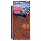 Салфетка чистящая микрофибра с логотипом 30*30 см (3шт/уп) Салфетка чистящая микрофибра с логотипом 30*30 см (3шт/уп)