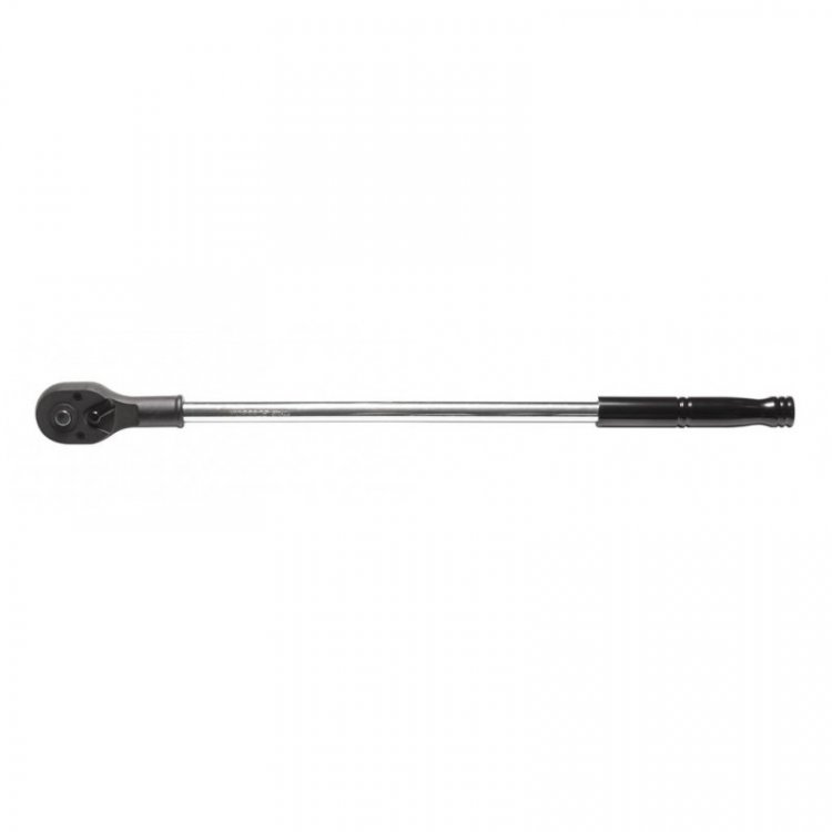 Трещотка реверсивная с удлиненной ,съемной рукояткой под усилитель 3/4"L-760мм (24зуб)