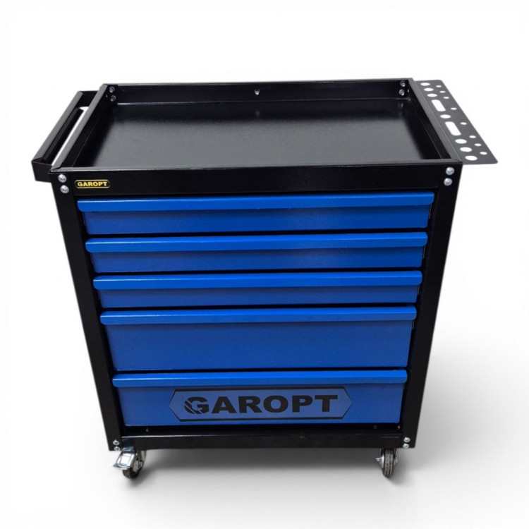 Тележка инструментальная GAROPT 5 ящиков СИНЯЯ , Серия "Econom" арт. GTE5.BLUE