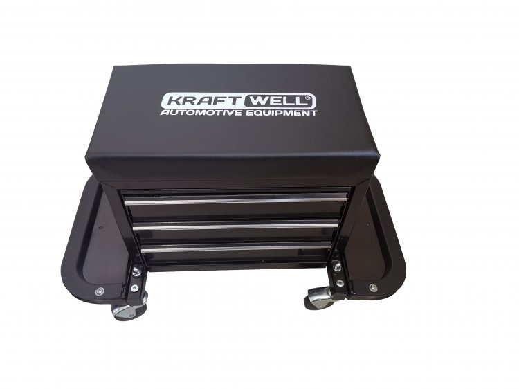 Сиденье механика на колесах c 3-мя ящиками Сиденье механика на колесах c 3-мя ящиками