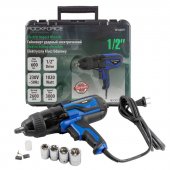 Гайковерт ударный электрический 1/2" (220-240V, 1010W, 500Нм) с комплектом головок (17, 19, 21, 22мм) Гайковерт ударный электрический 1/2" (220-240V, 1010W, 500Нм) с комплектом головок (17, 19, 21, 22мм)