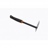 Грабли мини с пластиковой рукояткой(5-зуб., L-300мм)