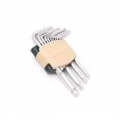 Набор ключей TORX Г-образных, 15пр.(Т6, T7, T8, T9, Т10, Т15, Т20, Т25, Т27, Т30, Т40, Т45, Т50, Т55, Т60)в пластиковом держателе
