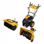 Гибридная снегоуборочная машина с функц. подметания SWB-600, 212 сс, руч. старт, 2 насадки// Denzel Гибридная снегоуборочная машина с функц. подметания SWB-600, 212 сс, руч. старт, 2 насадки// Denzel