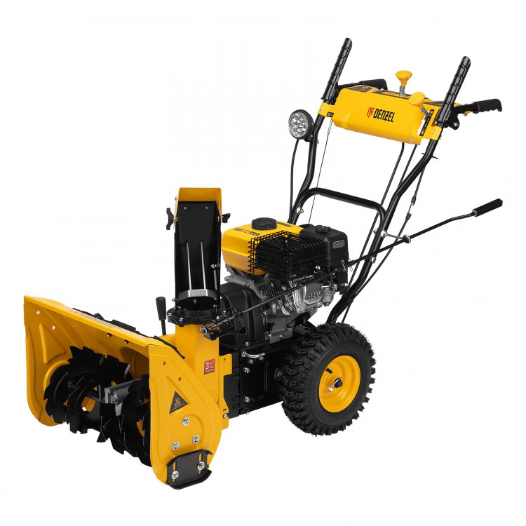 Гибридная снегоуборочная машина с функц. подметания SWB-600, 212 сс, руч. старт, 2 насадки// Denzel Гибридная снегоуборочная машина с функц. подметания SWB-600, 212 сс, руч. старт, 2 насадки// Denzel
